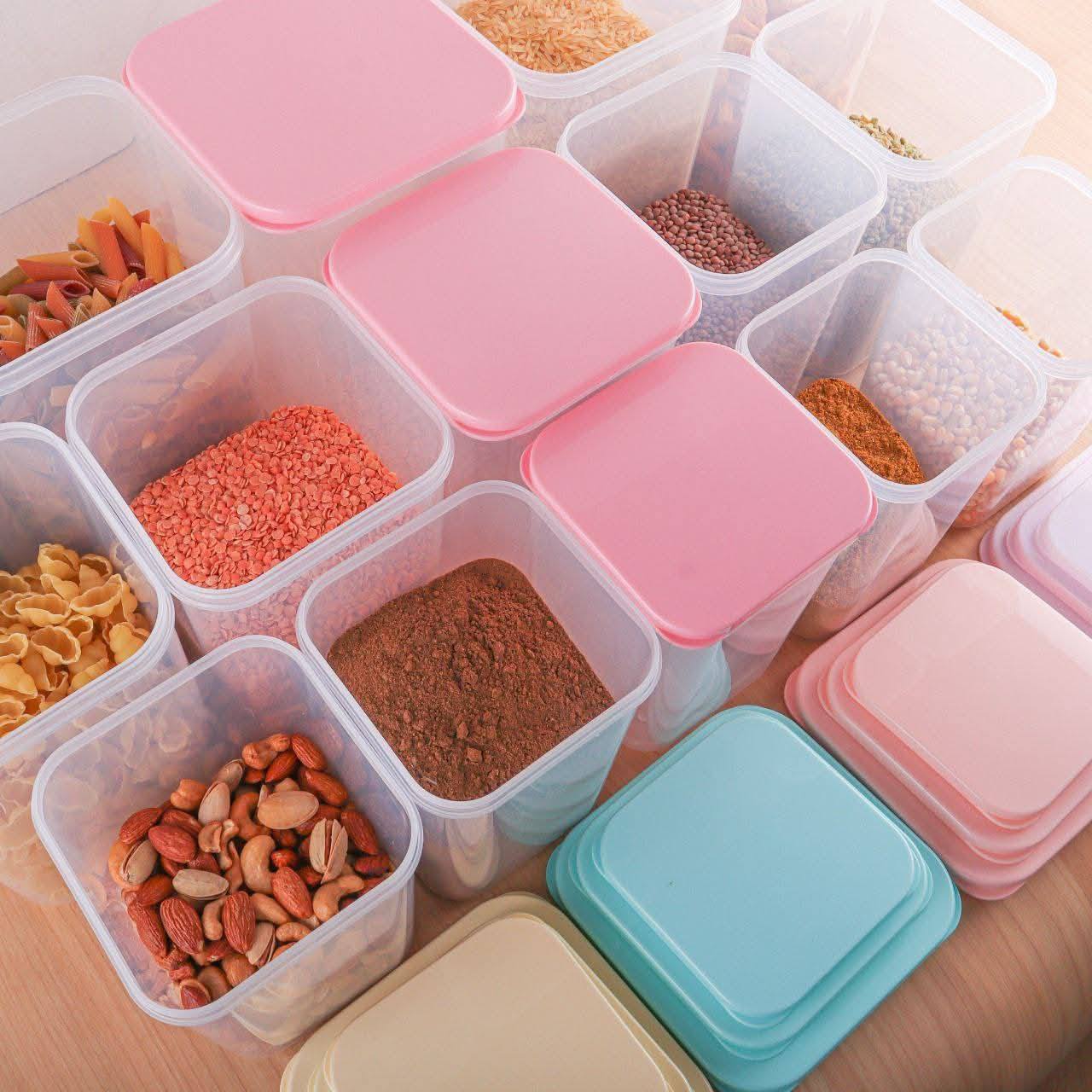 طقم بقوليات 3 قطع مربع