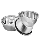 طقم عجان ستانلس فضي 28و30و32