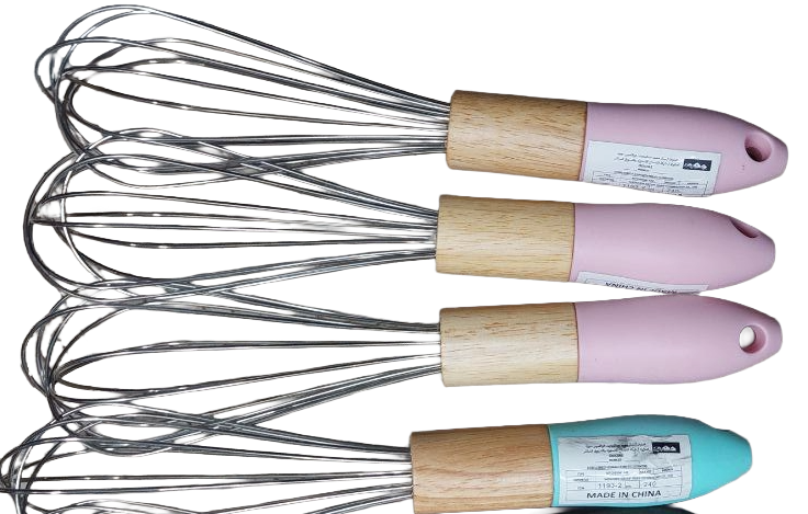 مضرب  يد خشب الوان